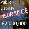 Public Liability  Insurance £2000,000